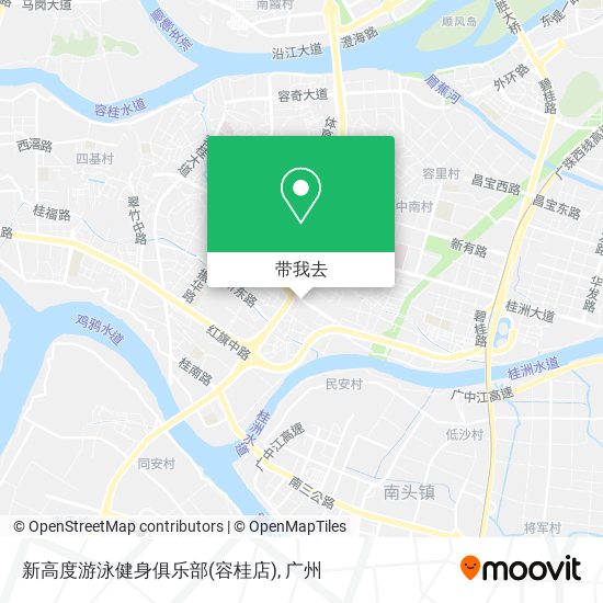 新高度游泳健身俱乐部(容桂店)地图