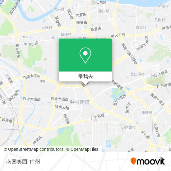 南国奥园地图