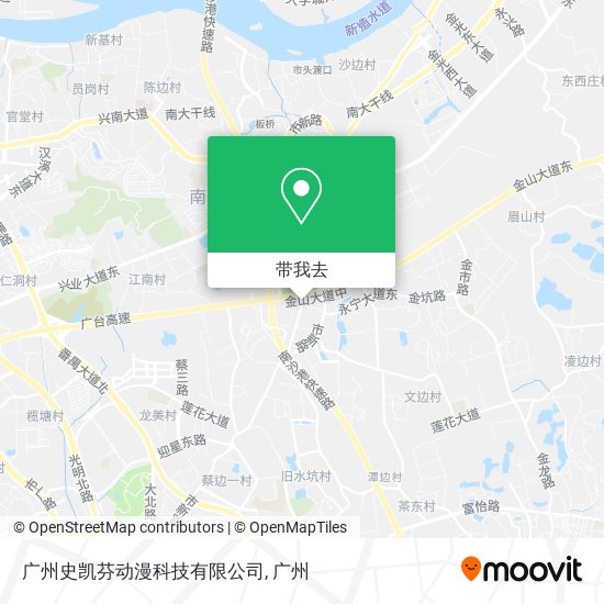 广州史凯芬动漫科技有限公司地图