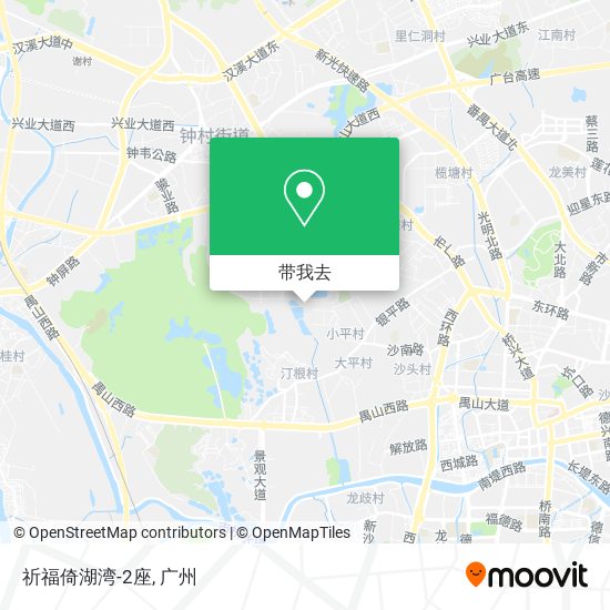祈福倚湖湾-2座地图