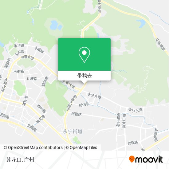 莲花口地图