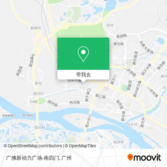 广佛新动力广场-南四门地图