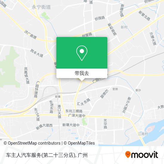 车主人汽车服务(第二十三分店)地图