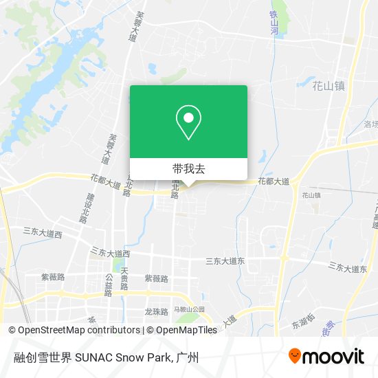 融创雪世界 SUNAC Snow Park地图