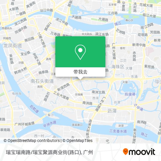 瑞宝瑞南路/瑞宝聚源商业街(路口)地图