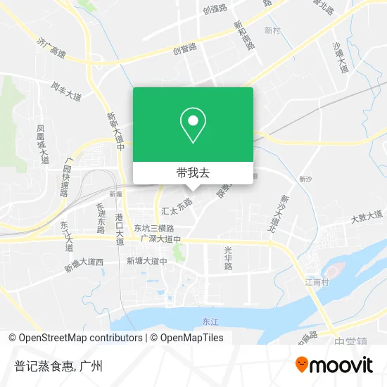 普记蒸食惠地图