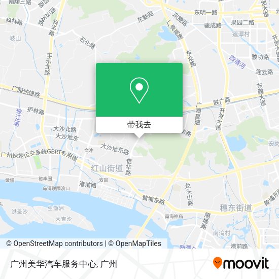 广州美华汽车服务中心地图
