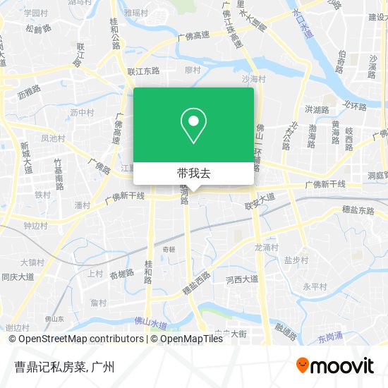 曹鼎记私房菜地图