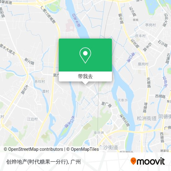 创烨地产(时代糖果一分行)地图