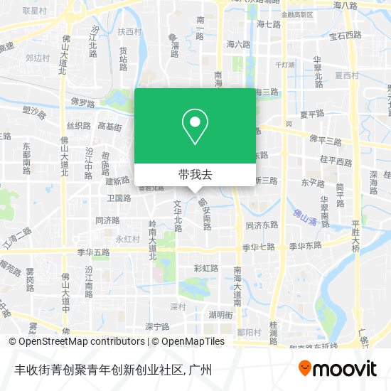 丰收街菁创聚青年创新创业社区地图