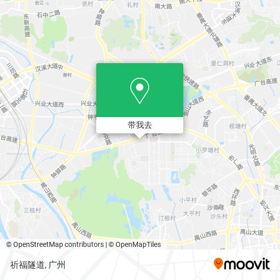 祈福隧道地图