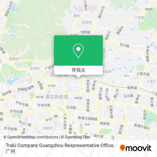 Traki Company Guangzhou Respresentative Office地图