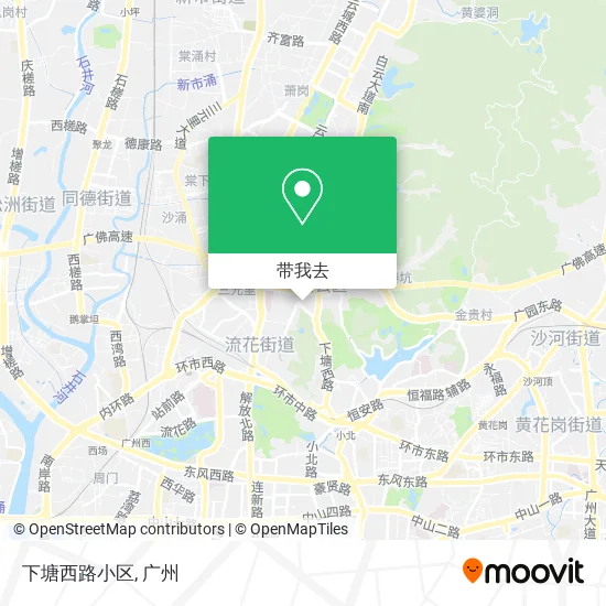 下塘西路小区地图