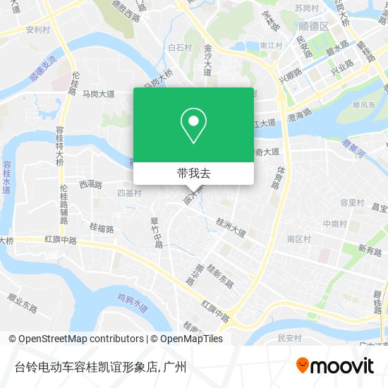 台铃电动车容桂凯谊形象店地图