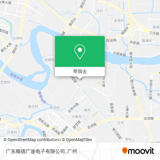 广东顺德广途电子有限公司地图