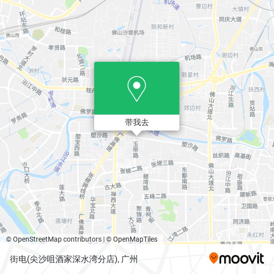 街电(尖沙咀酒家深水湾分店)地图