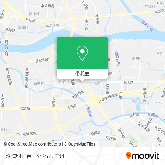 珠海明正佛山分公司地图