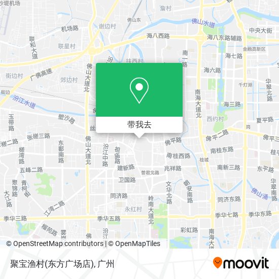 聚宝渔村(东方广场店)地图