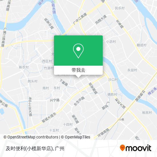 及时便利(小榄新华店)地图