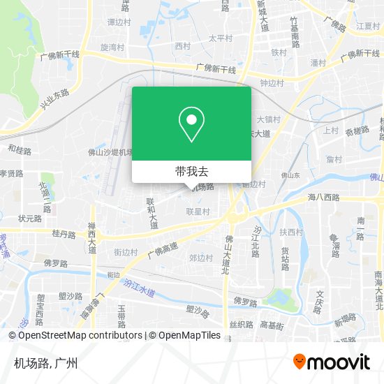机场路地图