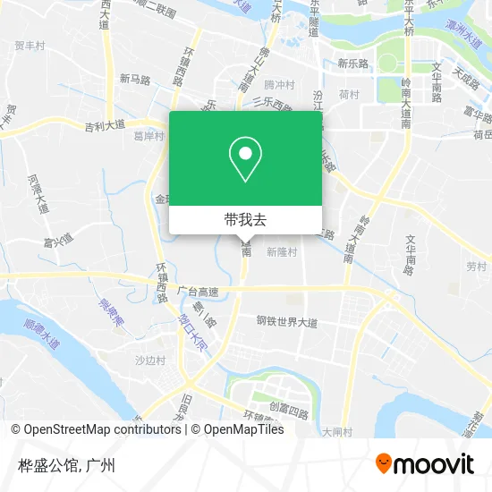 桦盛公馆地图