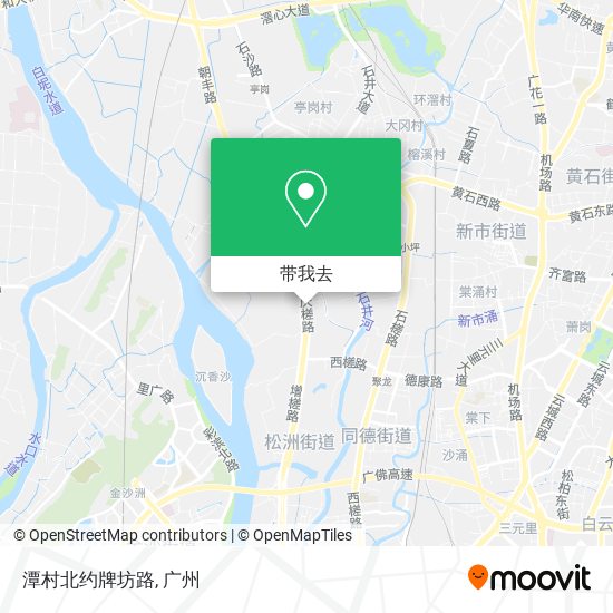 潭村北约牌坊路地图