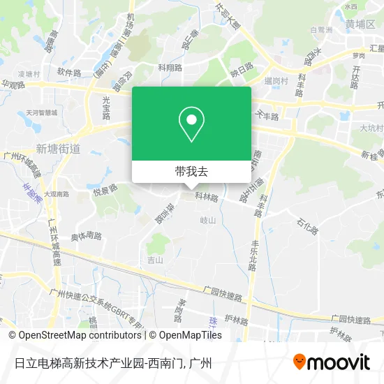 日立电梯高新技术产业园-西南门地图