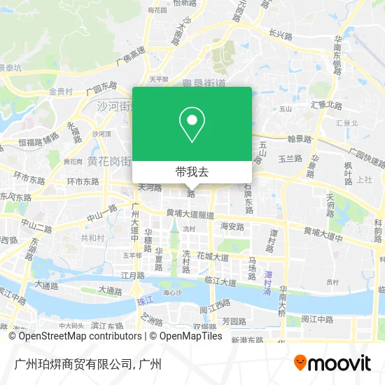 广州珀焺商贸有限公司地图
