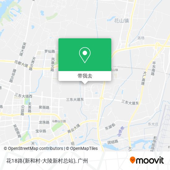 花18路(新和村-大陵新村总站)地图
