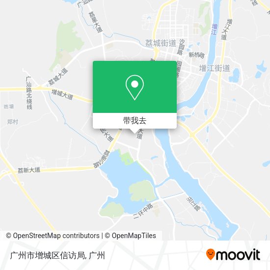 广州市增城区信访局地图