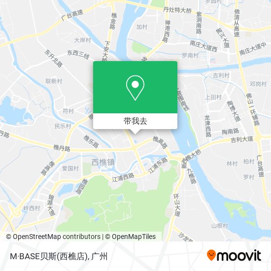 M·BASE贝斯(西樵店)地图