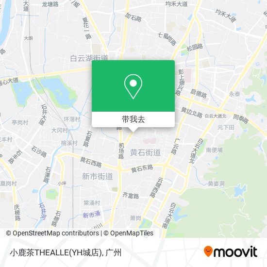 小鹿茶THEALLE(YH城店)地图