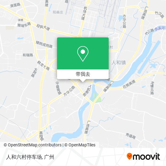 人和六村停车场地图