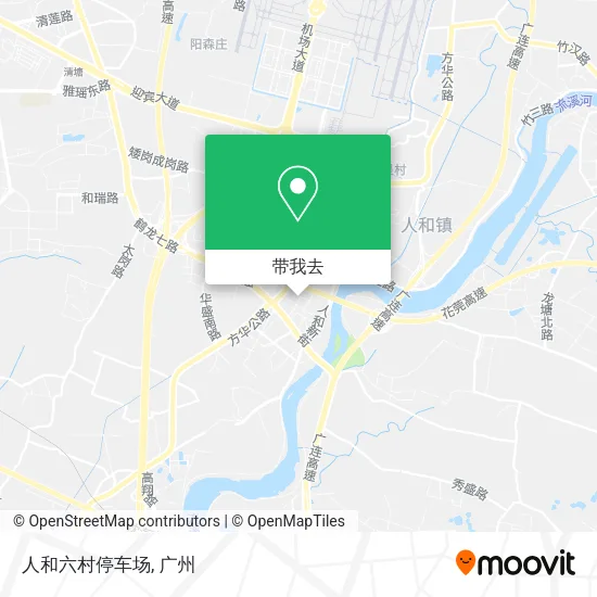人和六村停车场地图
