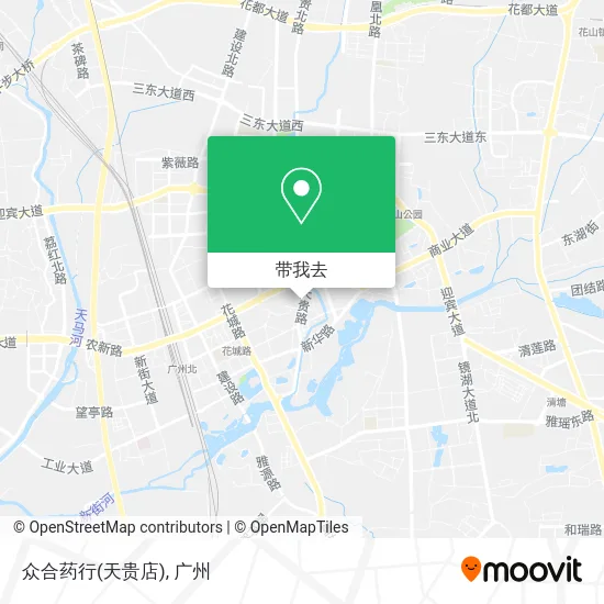 众合药行(天贵店)地图
