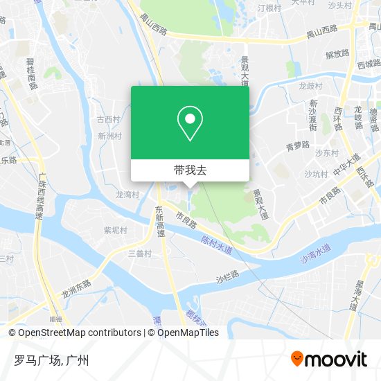 罗马广场地图