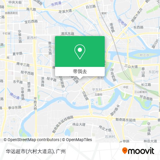 华远超市(六村大道店)地图