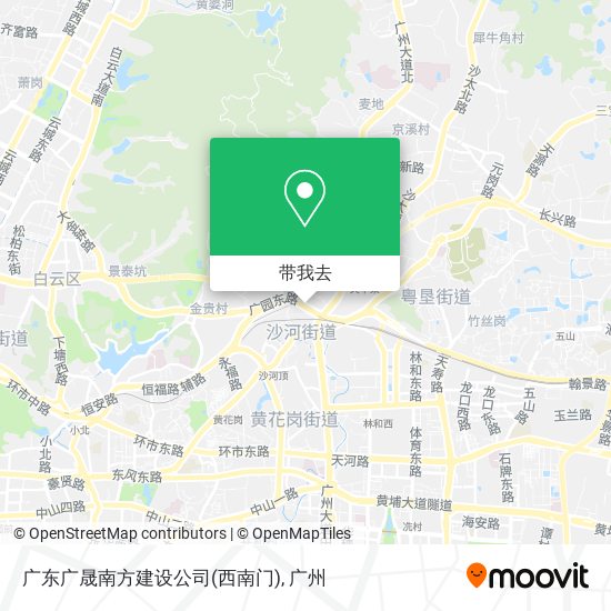 广东广晟南方建设公司(西南门)地图