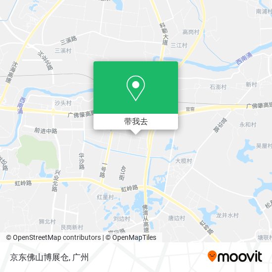 京东佛山博展仓地图