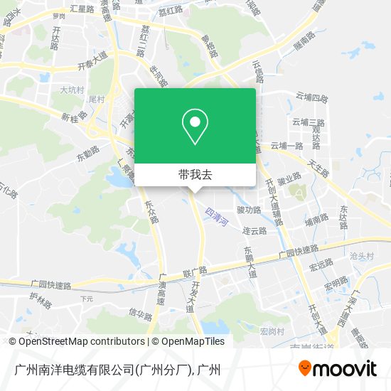 广州南洋电缆有限公司(广州分厂)地图