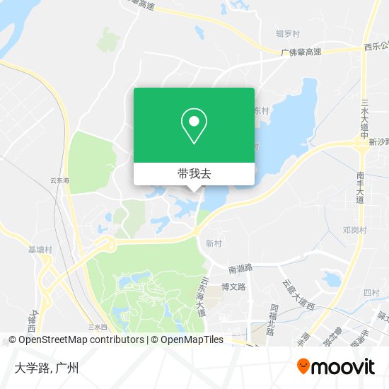 大学路地图
