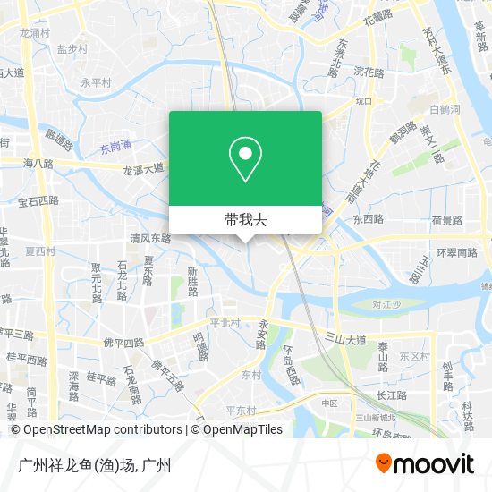 广州祥龙鱼(渔)场地图