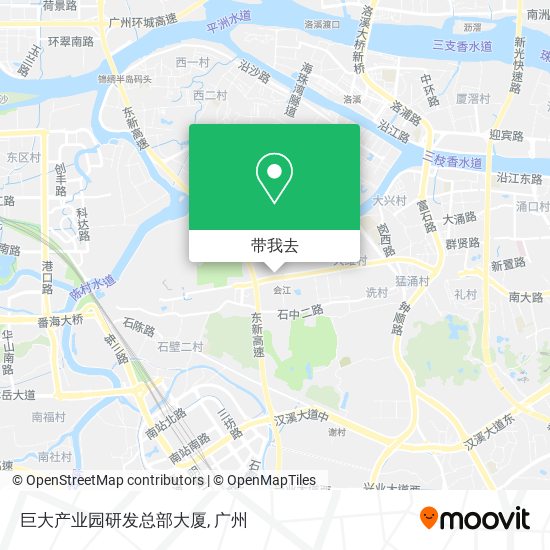 巨大产业园研发总部大厦地图