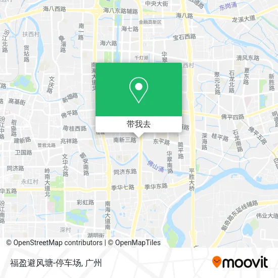 福盈避风塘-停车场地图