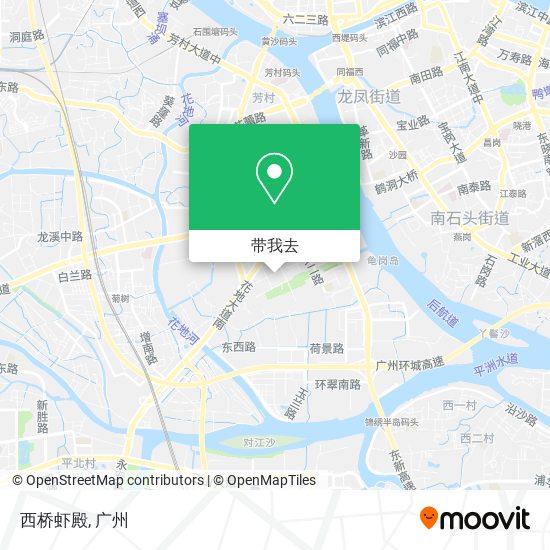 西桥虾殿地图