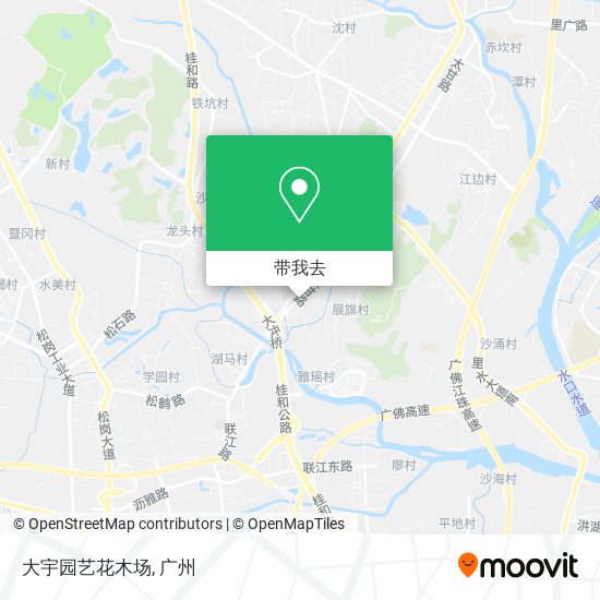 大宇园艺花木场地图