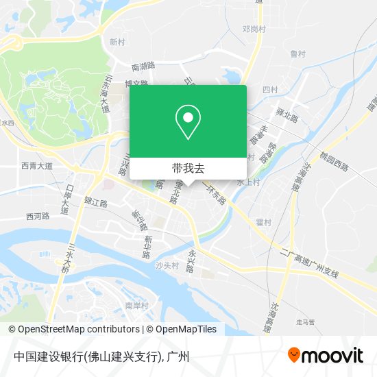 中国建设银行(佛山建兴支行)地图