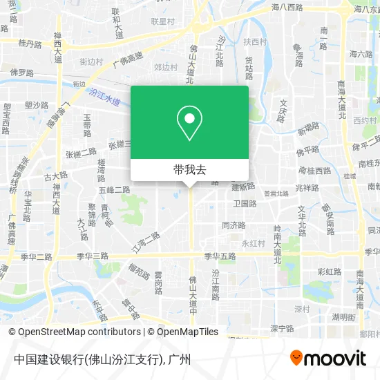 中国建设银行(佛山汾江支行)地图