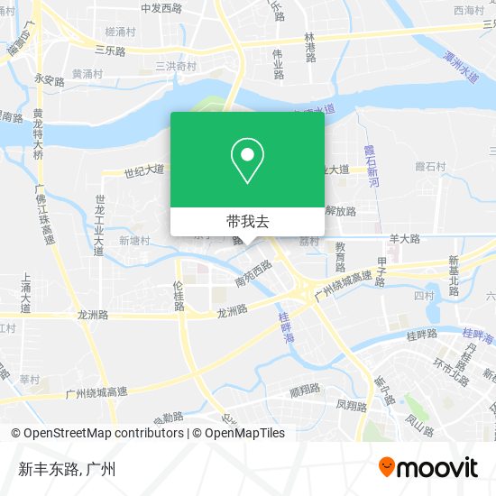 新丰东路地图