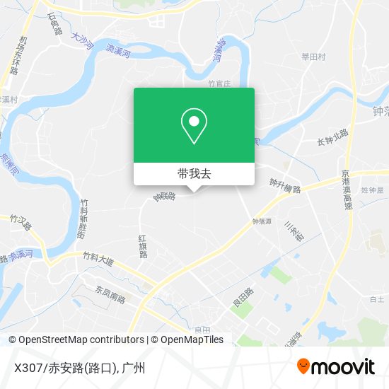 X307/赤安路(路口)地图
